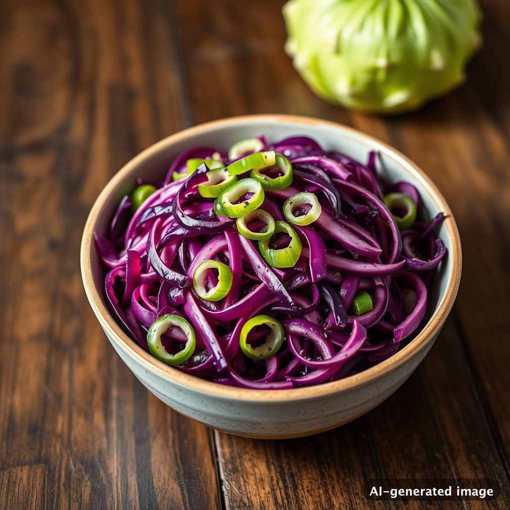 Schneller Rotkohlsalat