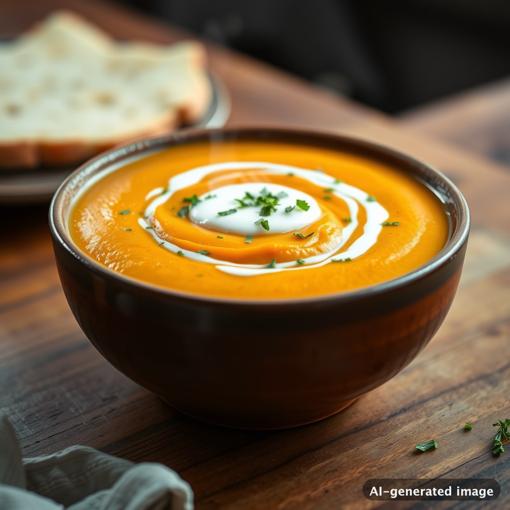 Cremige Möhre-Kartoffel-Suppe