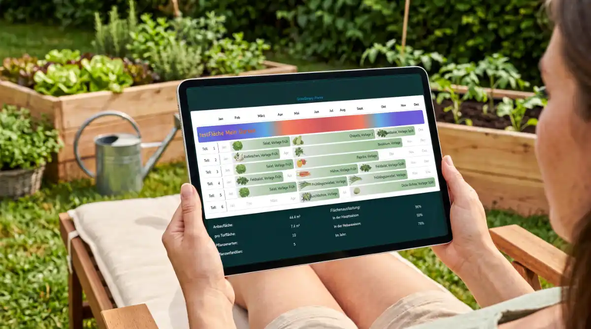 Die GrowSimply Anbauplanung