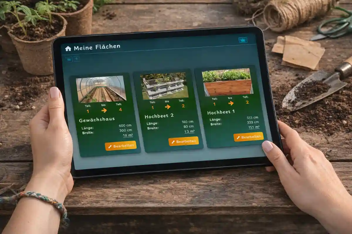 Die GrowSimply Flächenverwaltung